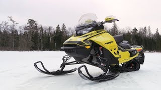 Full REVIEW 2018 SkiDoo MXZ 600R [upl. by Ynnub]