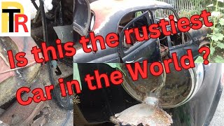 Is this the rustiest car in the world It was advertised as a restoration project [upl. by Marabel207]