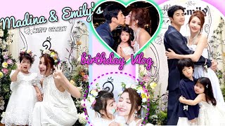 Eng sub Madina amp Emilys Birthday Vlog [upl. by Ahl705]