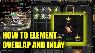 HOW TO ELEMENT OVERLAP AND ELEMENT INLAY  MU MONARCH [upl. by Berne]