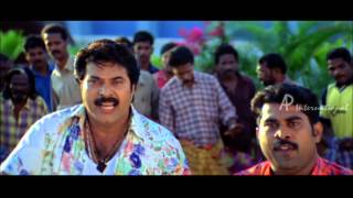 Thuruppu Gulan Malayalam Movie  Mlayalam Movie  Mammooty Rescues Sneha  From Elephant [upl. by Ahsenar260]