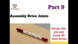 Fusion 360 Assembly Drive Joints and Contact Sets Tutorials  Mechatheart [upl. by Amrak]