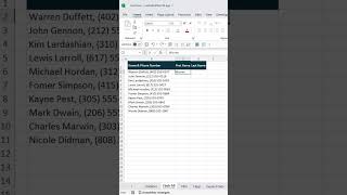 Use Flash Fill to Extract Text in Excel [upl. by Htebazile]