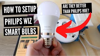 How To Set Up Philips Wiz Smart Light Bulb  Better Than Philips Hue [upl. by Ada]