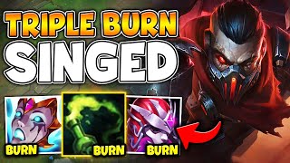 DONT CHASE A TRIPLE BURN SINGED HIS POISON TRAIL IS EXTRA TOXIC MAX DAMAGE BUILD [upl. by Dail]