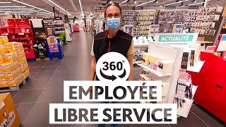 Employée libre service 360°  Le sens du service [upl. by Varian]