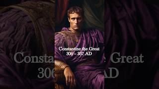 The First Christian Emperor  Constantine the Great 306  337 AD  Ancient Rome shorts history [upl. by Sherie690]