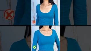 How to downsize a wide neckline easily Miarti 🧵✂️ [upl. by Geehan]