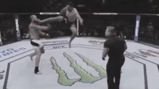 Flying side kick Fabricio Werdum MMA [upl. by Rubbico]