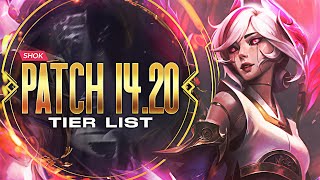 1420 MID LANE TIER LIST BEST BLIND PICKS INCLUDED [upl. by Edda]