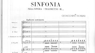 G Rossini  Maometto II  Sinfonia   1820 [upl. by Dana9]