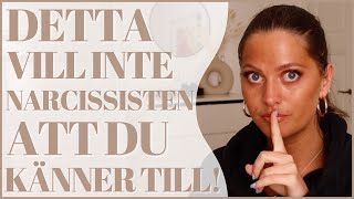 4 saker som narcissisten absolut inte vill att du kaÌˆnner till [upl. by Firestone103]