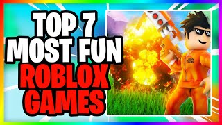 Top 7 Most Fun Roblox Games To GRIND IN [upl. by Pepita]