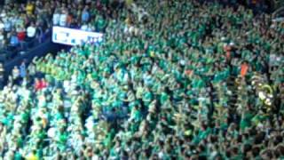 Student Section at ND Basketball Game 22811 [upl. by Nilkoorb]