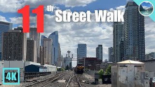 Calgary Walk 🇨🇦 11th Street Walk for Beginners [upl. by Morentz]