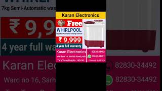 Whirlpool 7kg SemiAutomatic Washing Machine  Best Washing Machine 2024  4Year Full Warranty [upl. by Ahsielat]