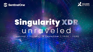 SentinelOne Singularity XDR webinar [upl. by Animor675]