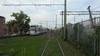 HTM RandstadRail 4 De Uithof  Haagse Markt  Den Haag HS  LansingerlandZoetermeer  4016  2019 [upl. by Hock]