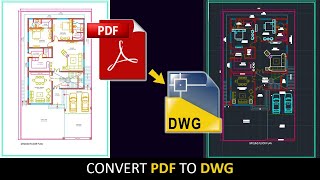 How to Convert PDF to DWG and Convert it Back using PDF Agile [upl. by Ongun]