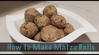 How to Make Matzo Balls [upl. by Ateerys]