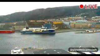 Live Webcam Bergen  Norway [upl. by Flinn85]