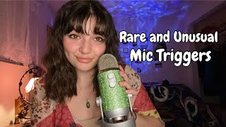 ASMR  Rare and Unusual Mic Triggers Fast Mouth Sounds Rambles Hair On Mic Mic Gripping and [upl. by Jaine308]