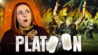 PLATOON 1986 🪖 First Time Watching 🎬 Movie Reaction [upl. by Yartnoed]