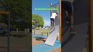 Warped Wall Practice  NEW BATHURST NINJA WARRIOR PARK ecopenny shorts [upl. by Olivann]