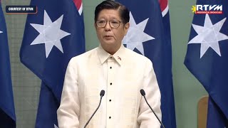 Philippine President Marcos addresses Australian Parliament [upl. by Etnohc]