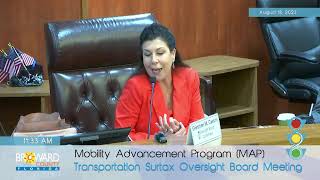 Transportation Surtax Oversight Board Meeting  August 18 2023 [upl. by Notsag]