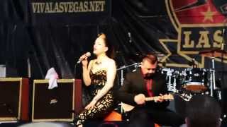 Imelda May Dreaming Viva Las Vegas car show 2014 Blondie cover [upl. by Doomham]