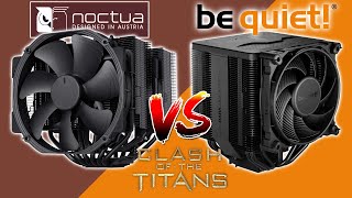 Noctua NhD15 vs Be Quiet Dark Rock Pro 5 Clash of the air cooling titans [upl. by Wilie]