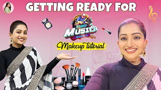 Getting Ready for Start Music Show  Makeup Tutorial  Nakshathra Nagesh [upl. by Meil]