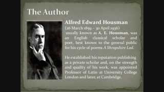 A E Housman  Two poems read by Emma Fielding and Tony Britton [upl. by Analah]