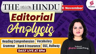 Editorial Analysis 6 Nov 2024  The Hindu Editorial Today Vocab Reading Grammar  Harshita Maam [upl. by Ylrebmic703]