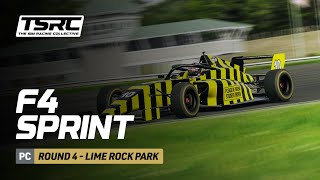 TSRC F4 Sprint  iRacing  Round 4  Lime Rock Park [upl. by Nilek296]