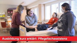 Pflegefachassistenz  Ausbildung in der Pflegeschule der Caritas RheinErft [upl. by Eltsryk]