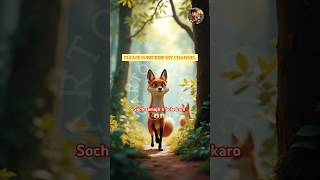 Ek Lomdi🦊 Ki Kahani  Story Of A Fox🦊viralvideo youtubeshorts cartoon trending fox [upl. by Tattan699]