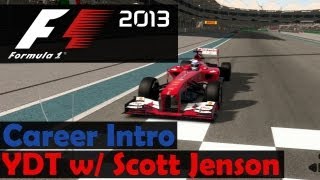 F1 2013 Career Young Driver Test Commentary S0 Scott Jenson [upl. by Dennard]