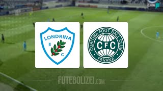 Londrina x Coritiba ao vivo pelo Campeonato Paranaense [upl. by Hirz]