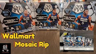 Walmart Mosaic 20232024 Mega boxes 60 Retail Worth it Couple Wembanyama RCs Cracked Blue Ice [upl. by Rissa]