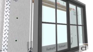 Install DuPont™ StraighFlash™ Window Jamb Flashing [upl. by Enirehtak]