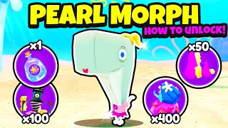 NEW PEARL Morph HOW TO UNLOCK  Roblox SpongeBob Simulator [upl. by Hagan]