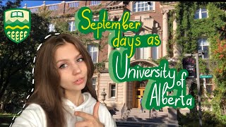 September days as University of Alberta student 2021 vlog [upl. by Kahl]