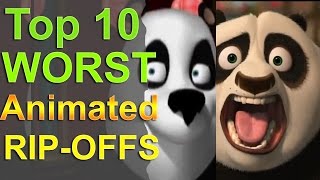 Top 10 Worst Animated Rip Offs [upl. by Enaerb203]