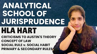 Analytical School of Jurisprudence  HLA Hart  Law Primary Rules amp Secondary Rules Criticisms [upl. by Schulz949]