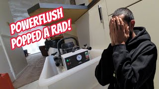 Powerflush Popped A Rad Valve  A Day In The Life Of A Gas Engineer 67 [upl. by Mazurek]