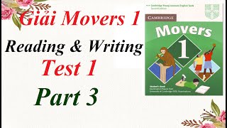 Movers 1 Test 1 part 3 Ms Diễm English [upl. by Hedwiga]