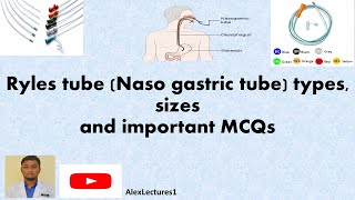 RYLES TUBE NASO GASTRIC TUBE TYPES SIZES AND IMPORTANT MCQs  NORCET QUESTIONS ON RYLES TUBE [upl. by Astri]