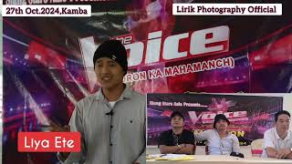 Siang Star Aalo THE VOICE audition at Kamba2024 [upl. by Asirac]